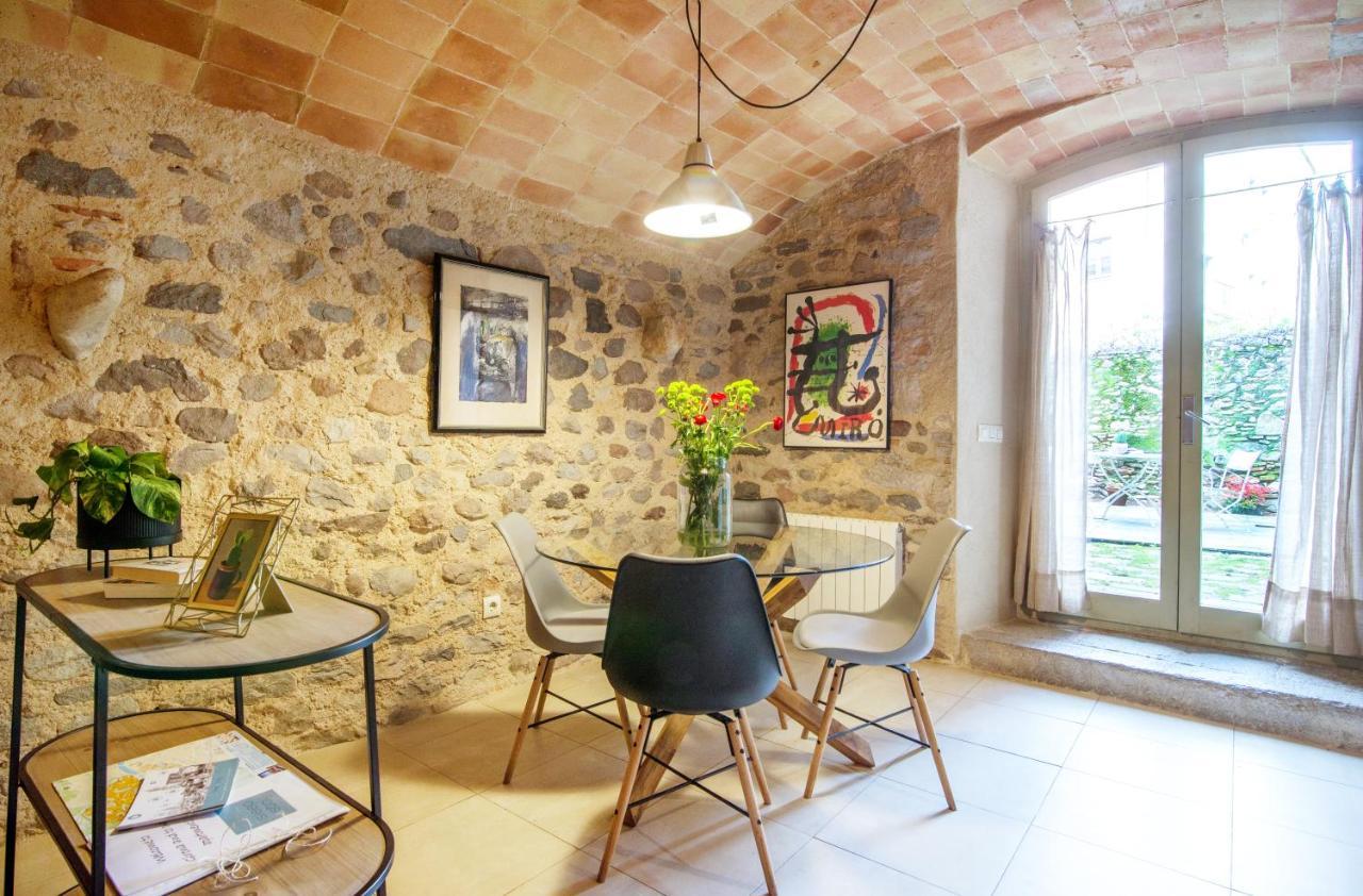 Apartamento Baños Arabes con jardín Girona Exterior foto